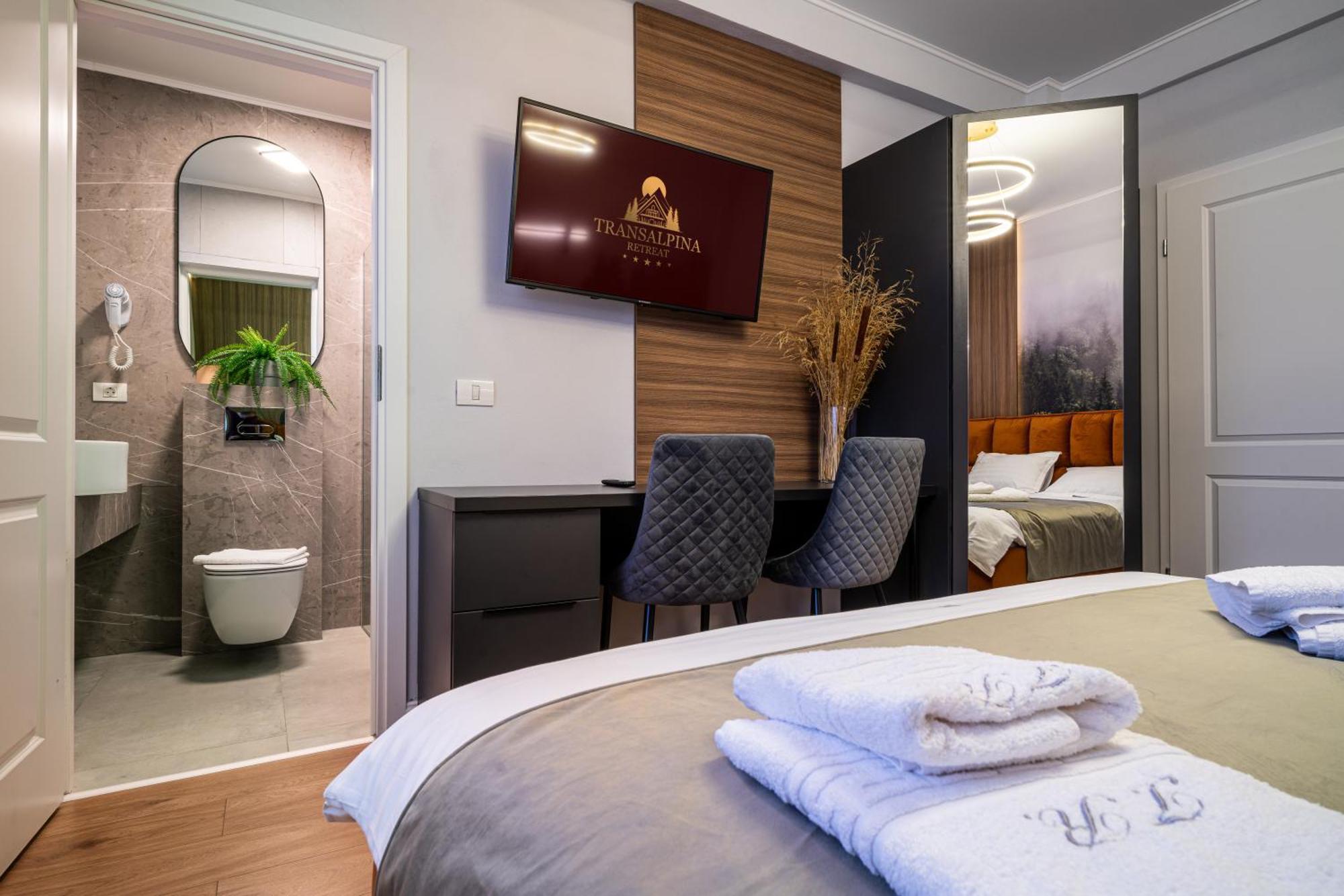 Transalpina Retreat Hotel Novaci-Străini Eksteriør billede